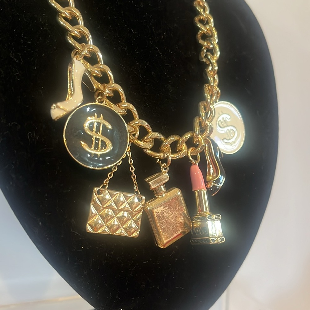 Handmade Charmed Necklace - Picture 3 of 4